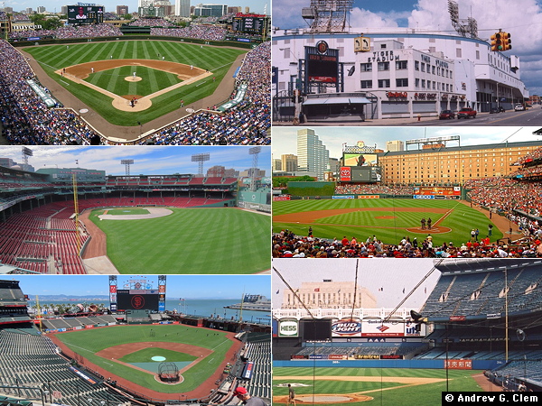 Baseball stadiums composite